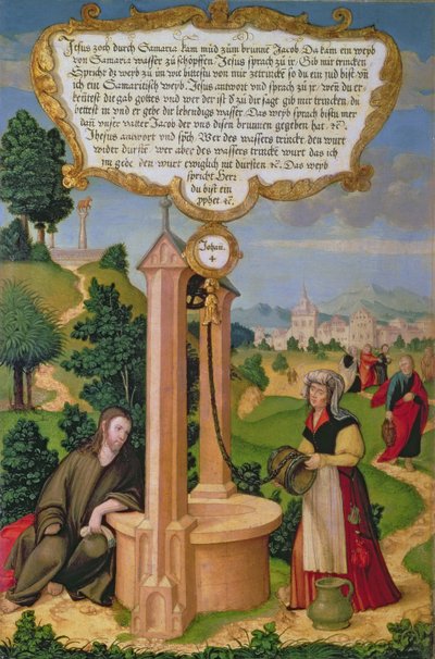 Christ and the Woman from Samaria at Jacob